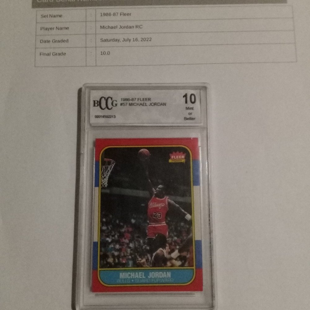 1986 Michael Jordan #57 Rookie Card